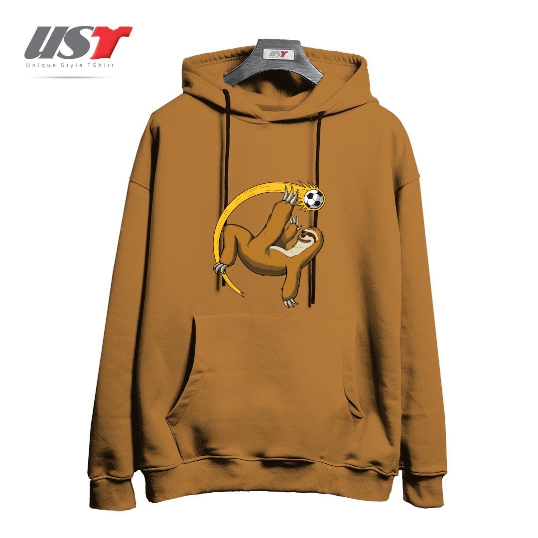 هودی اورسایز طرح SLOTH SOCCER PLAYER