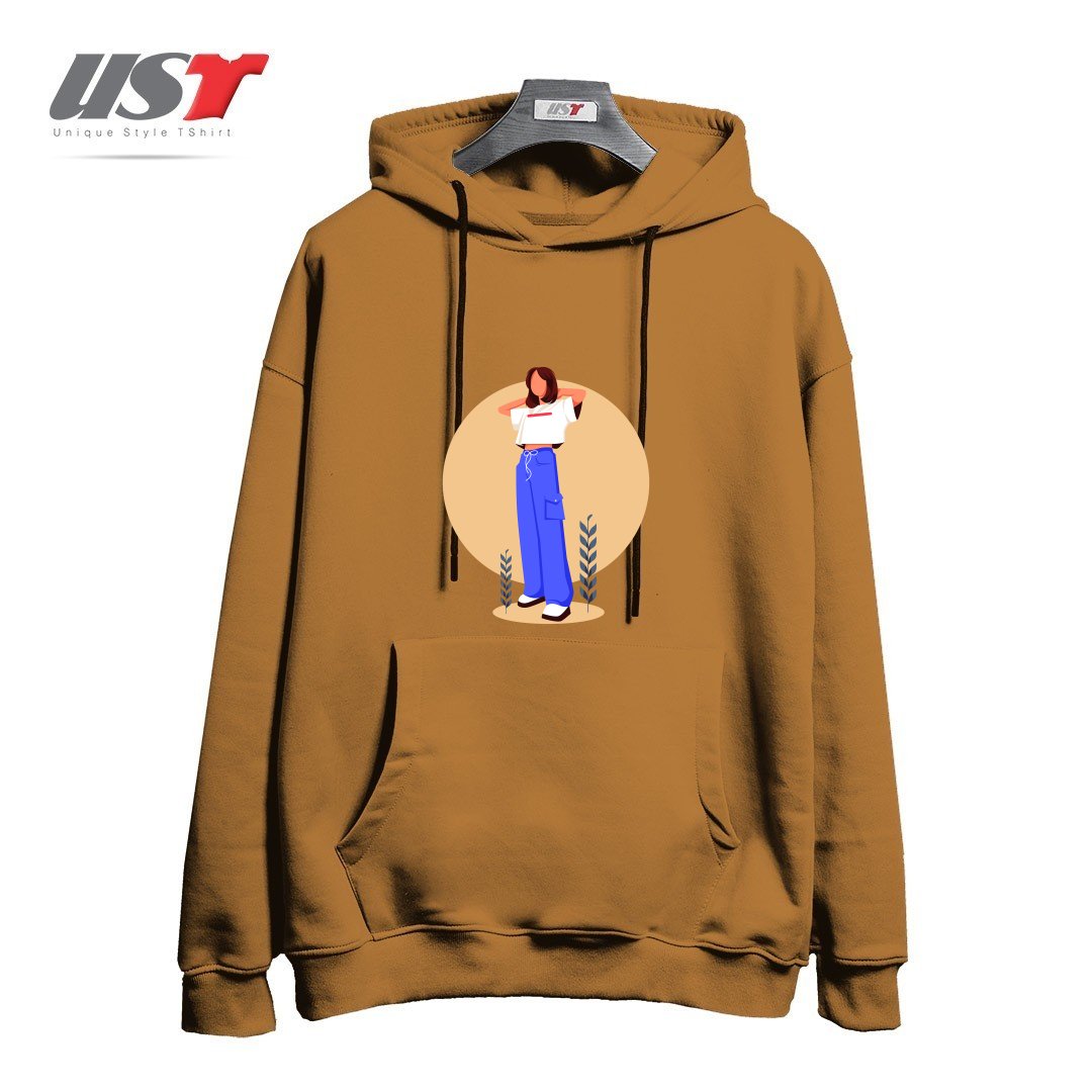 طرح Life Style11 هودی اورسایزرنگ نسکافه ای