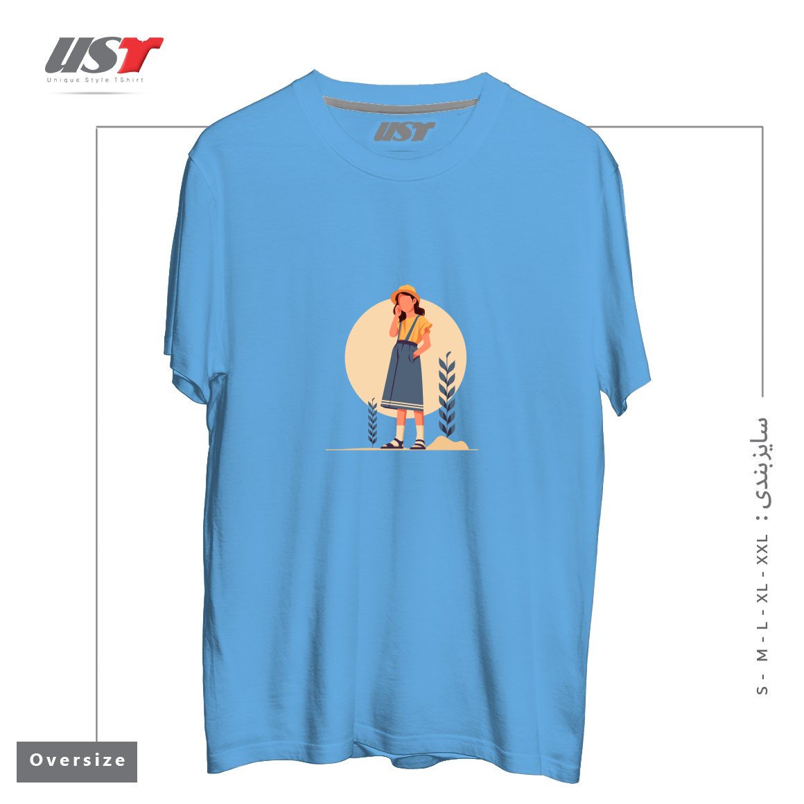 تیشرت اورسایز طرح Life Style14