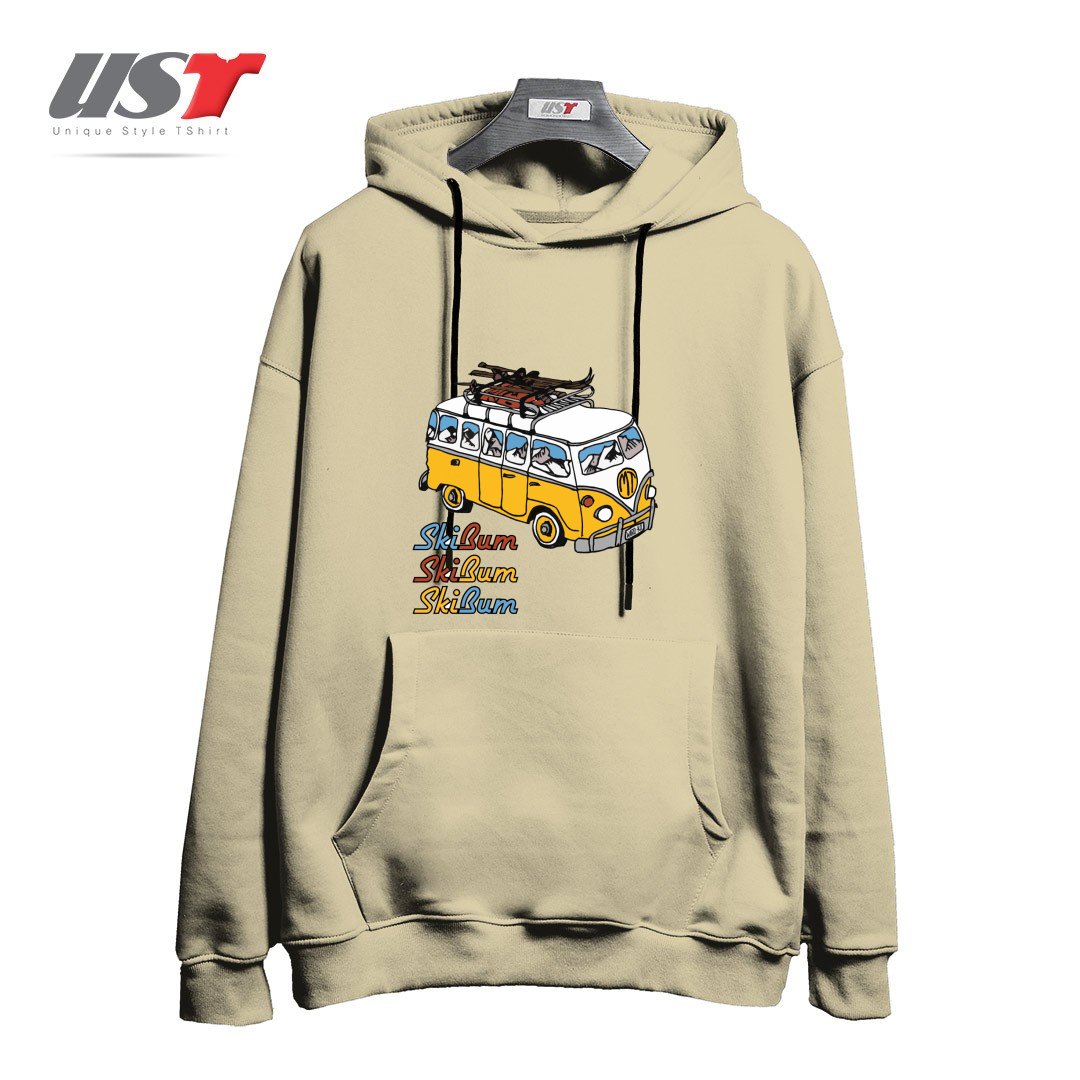 طرح MT SKI BUM هودی اورسایزرنگ نخودی