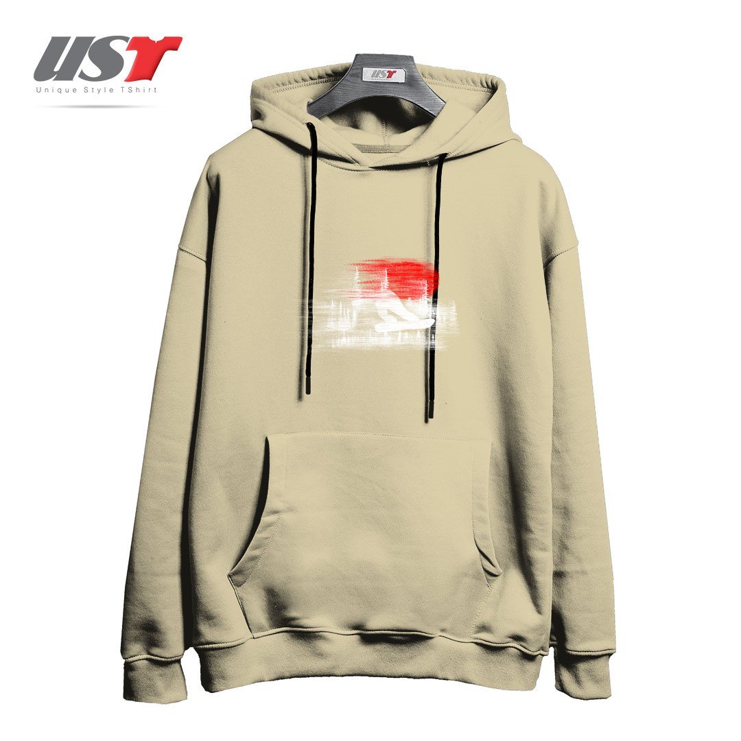 هودی اورسایز طرح MY SNOWBOARD ART