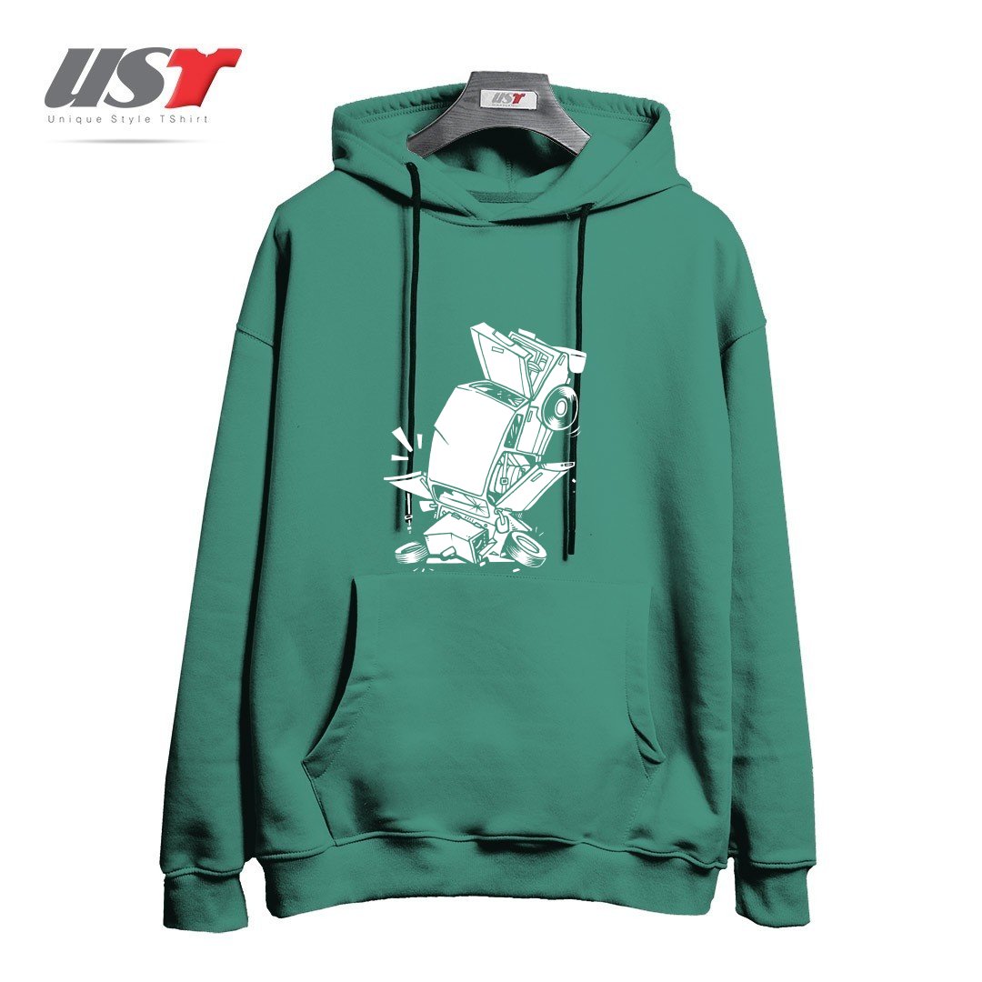 هودی اورسایز طرح AUTO DROP