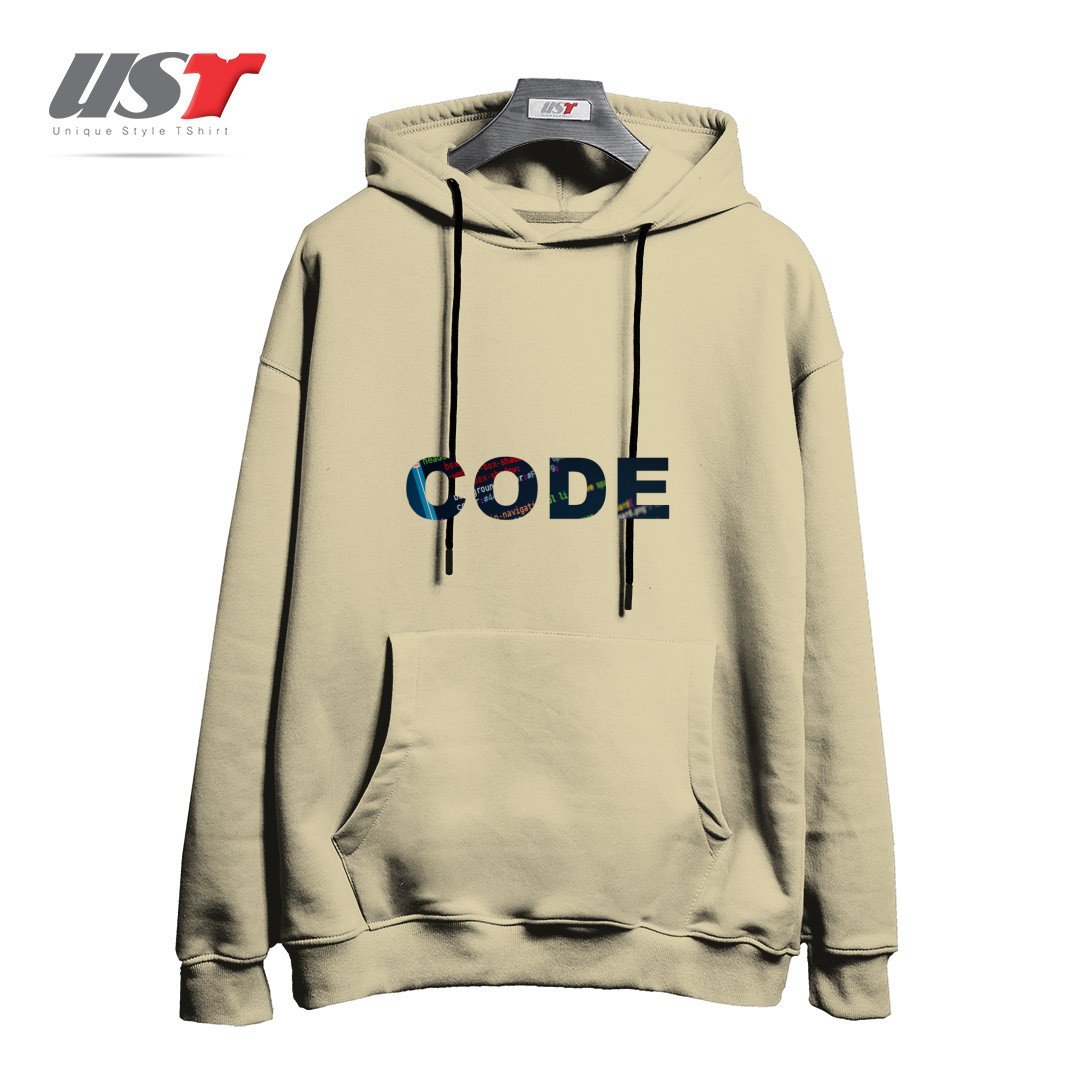 هودی اورسایز طرح CODE1