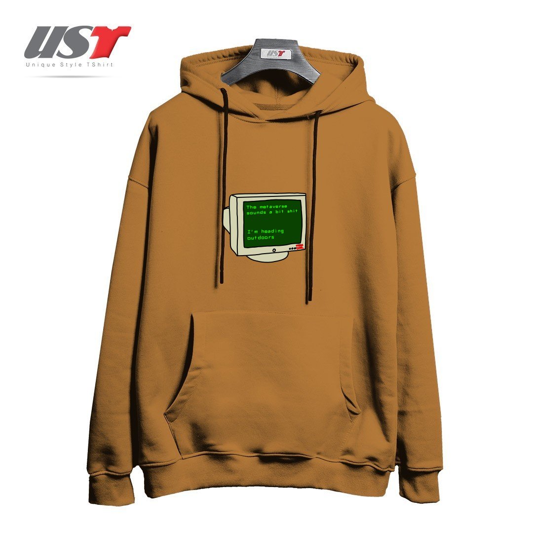 هودی اورسایز طرح REAL LIFE