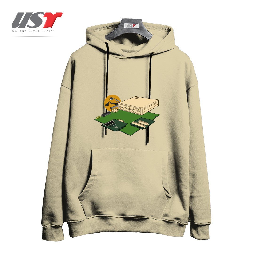 هودی اورسایز طرح VINTAGE COMPUTER