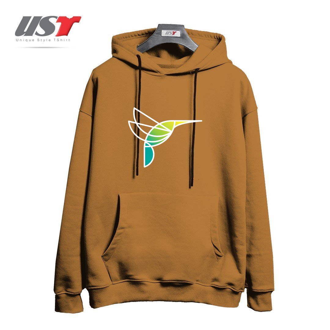 هودی اورسایز طرح HUMMINGBIRD