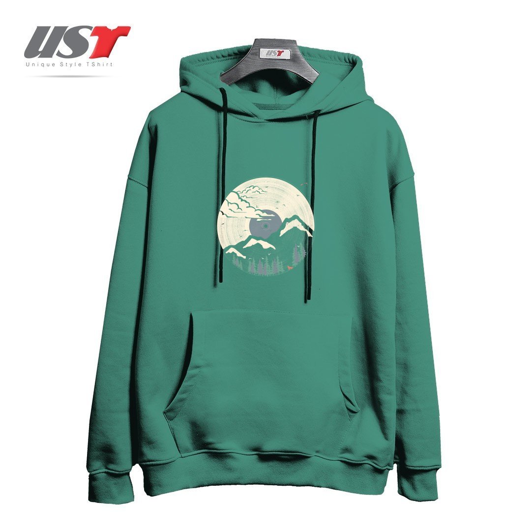 طرح MTN LP... (BLUE VARIANT) هودی اورسایزرنگ سبز سدری