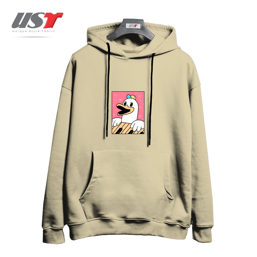 طرح SYNTH DUCK هودی اورسایزرنگ نخودی