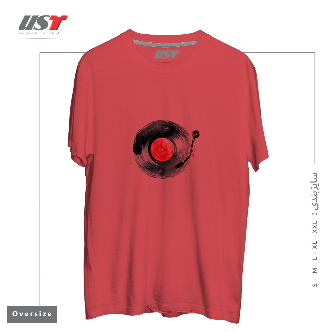 طرح ZEN MUSIC1 تیشرت اورسایزرنگ ماتیکی