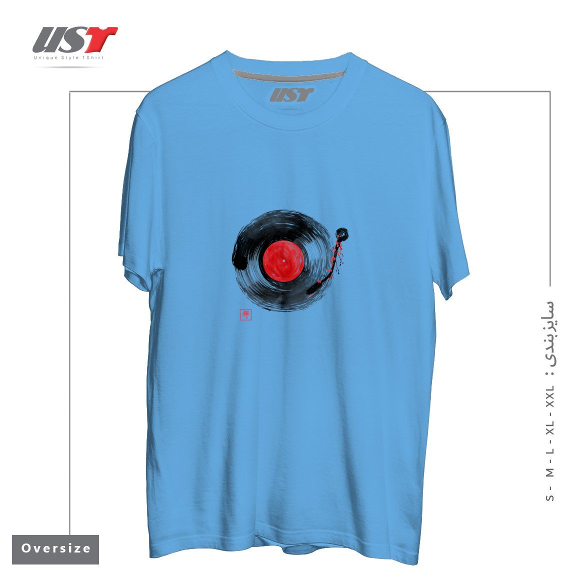 تیشرت اورسایز طرح ZEN MUSIC1