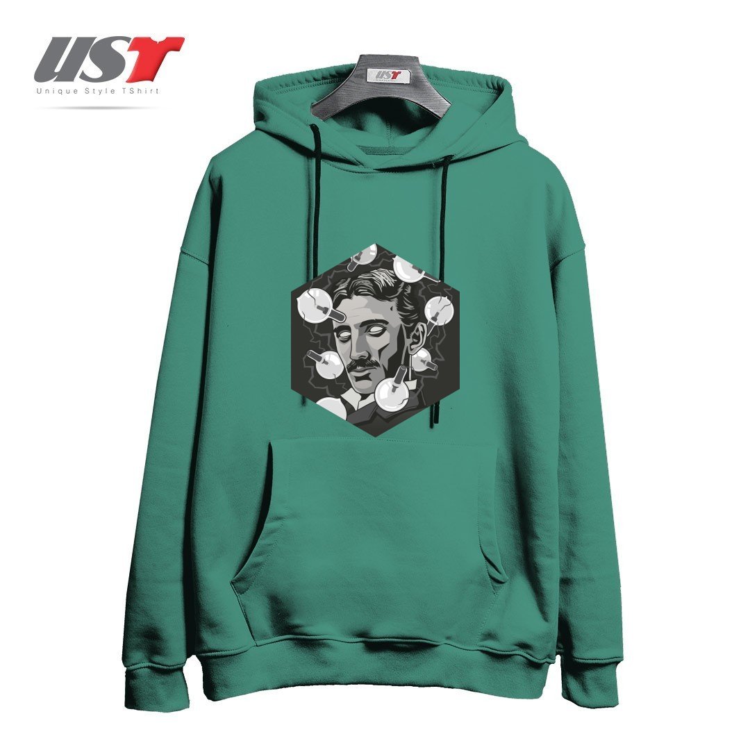 هودی اورسایز طرح TESLA