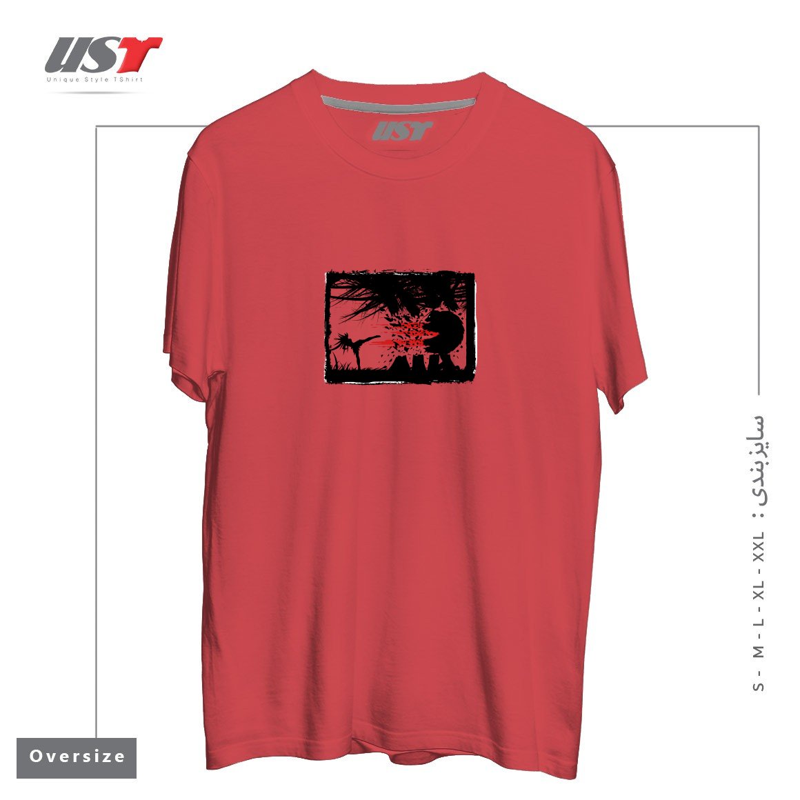 طرح BEAR KICK3 تیشرت اورسایزرنگ ماتیکی