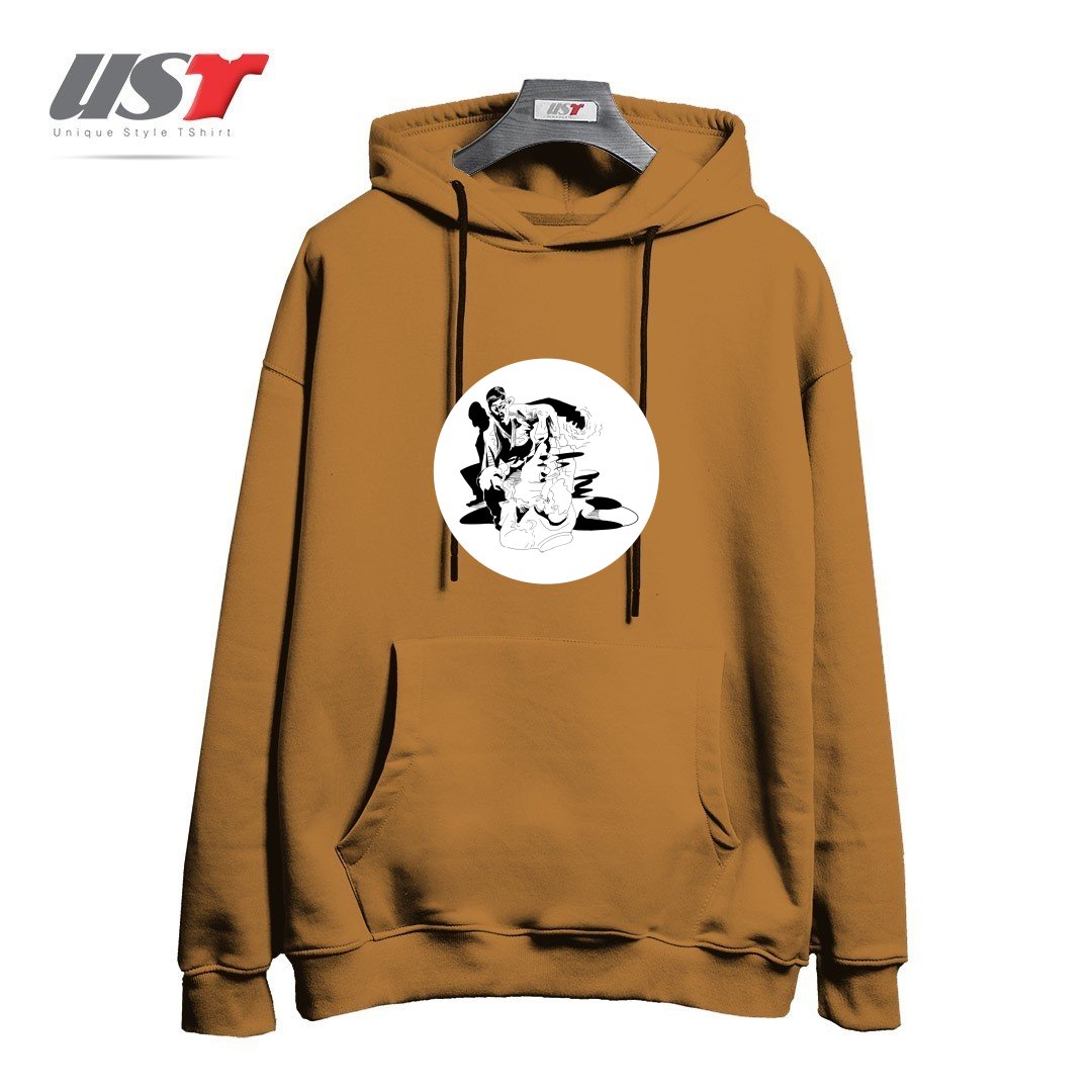 هودی اورسایز طرح BJJ SHADOW FIGHT