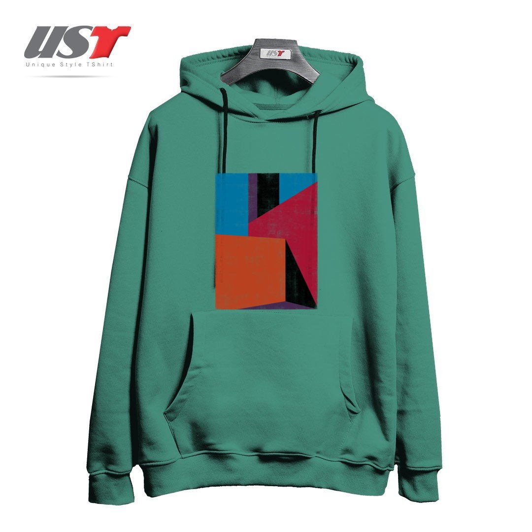 طرح BARRAGANIC هودی اورسایزرنگ سبز سدری