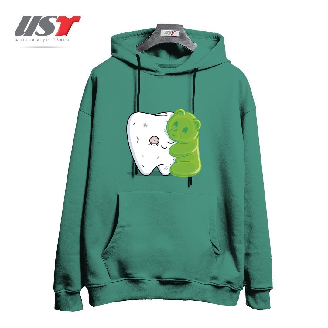 هودی اورسایز طرح GUMMY HUG!