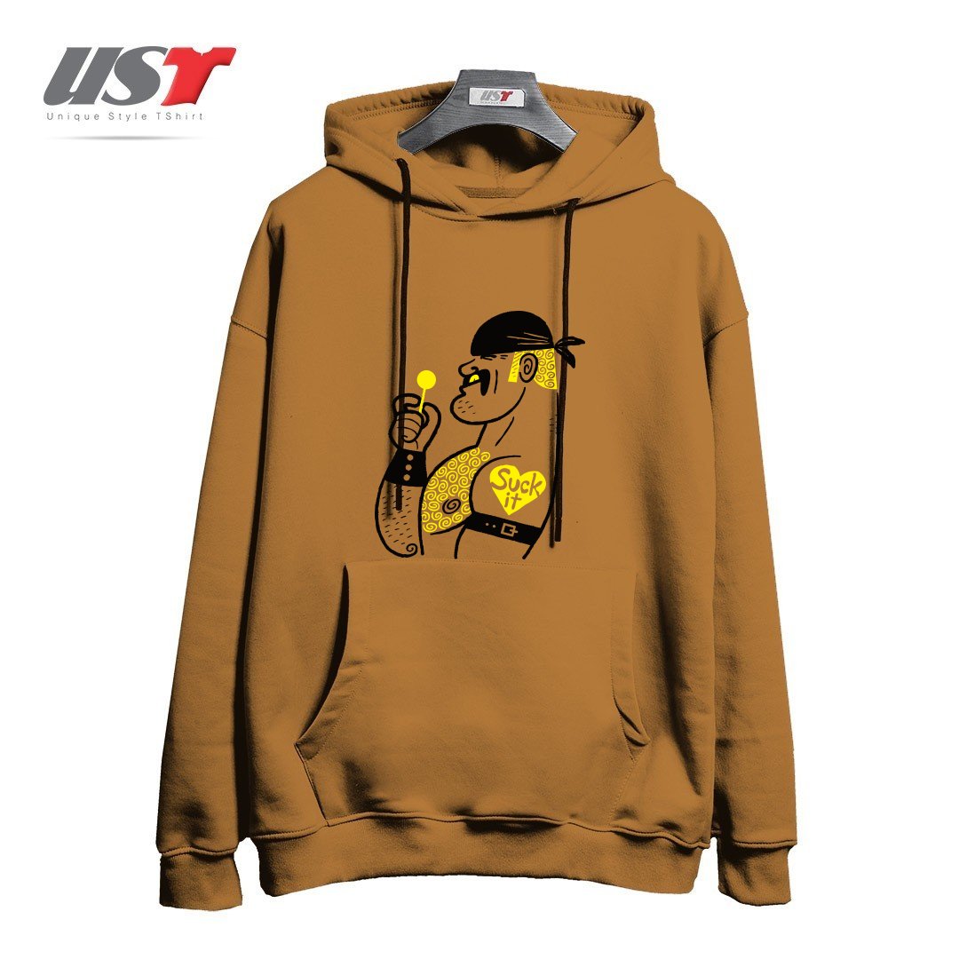 طرح SUGAR DADDY هودی اورسایزرنگ نسکافه ای