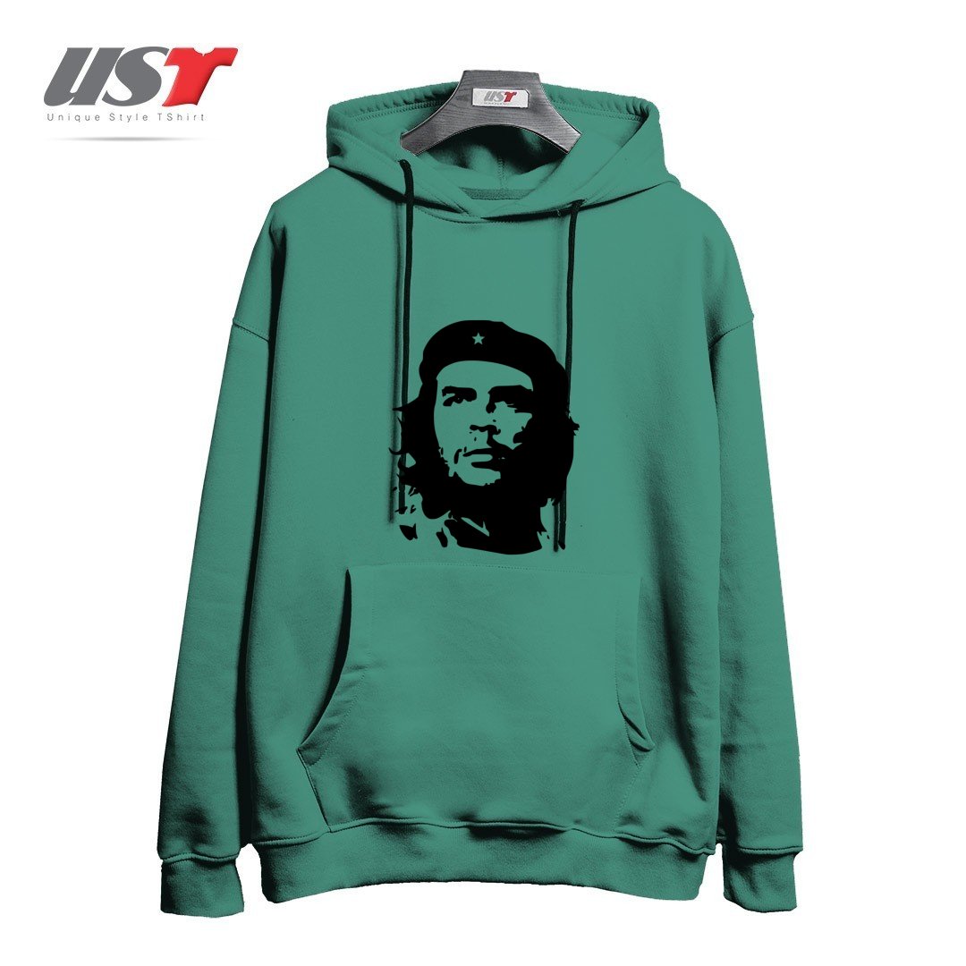 طرح CHE هودی اورسایزرنگ سبز سدری