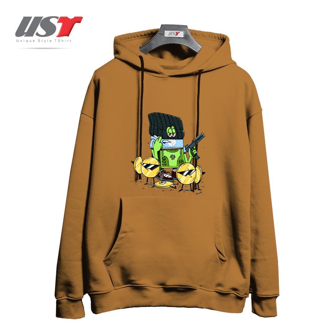 هودی اورسایز طرح GET MONEY GANG