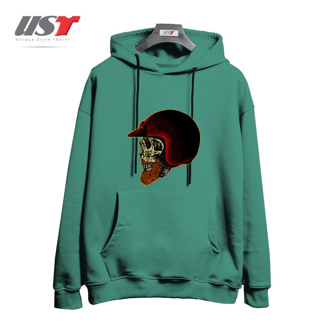 هودی اورسایز طرح MIGHTY BIKER