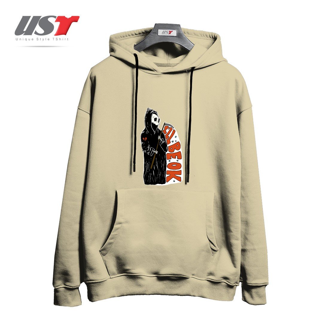 طرح GRIM REAPER HEARTBREAK هودی اورسایزرنگ نخودی