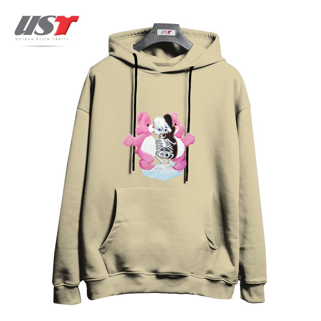 طرح PIZZAZILLA X-RAY هودی اورسایزرنگ نخودی