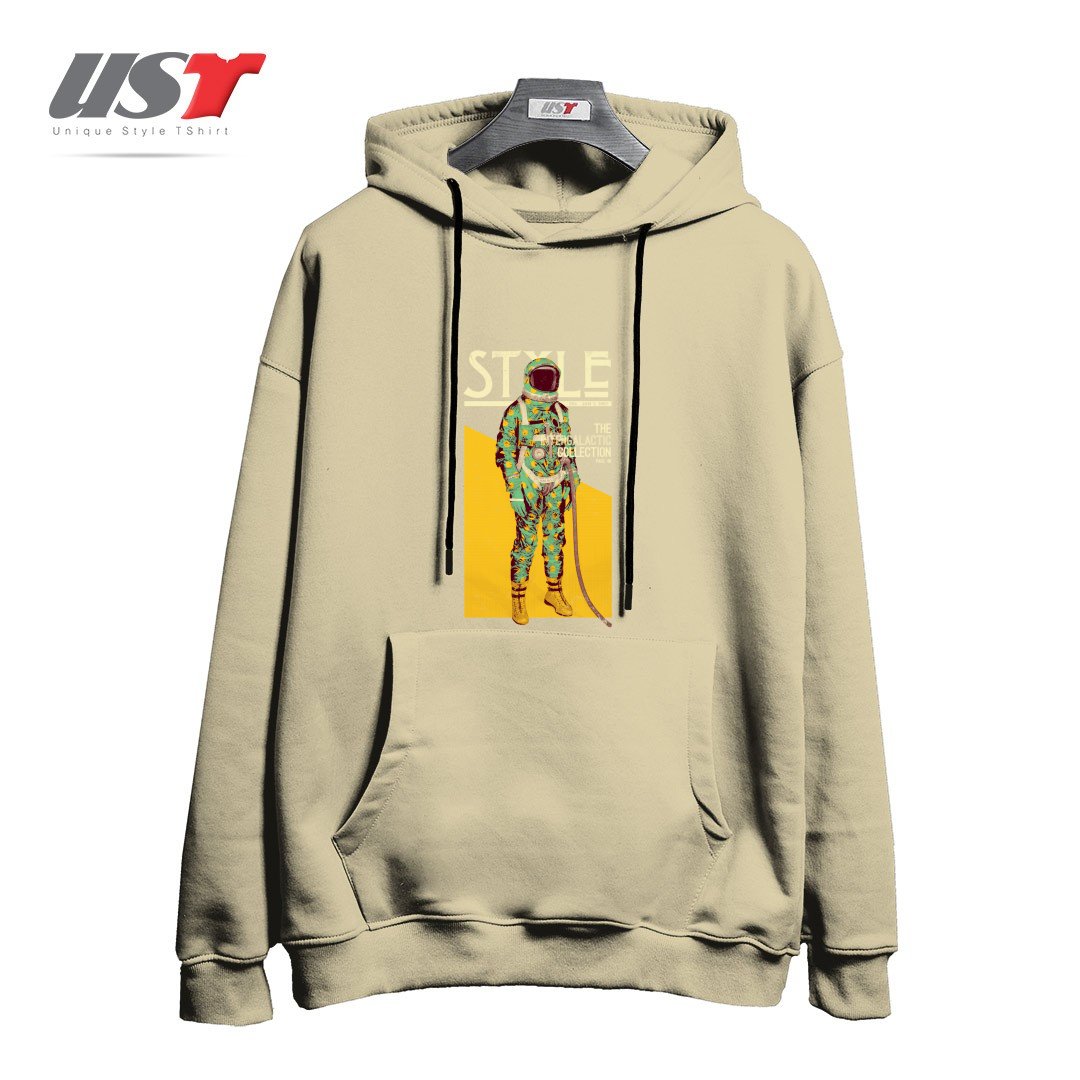 طرح THE INTERGALACTIC COLLECTION هودی اورسایزرنگ نخودی