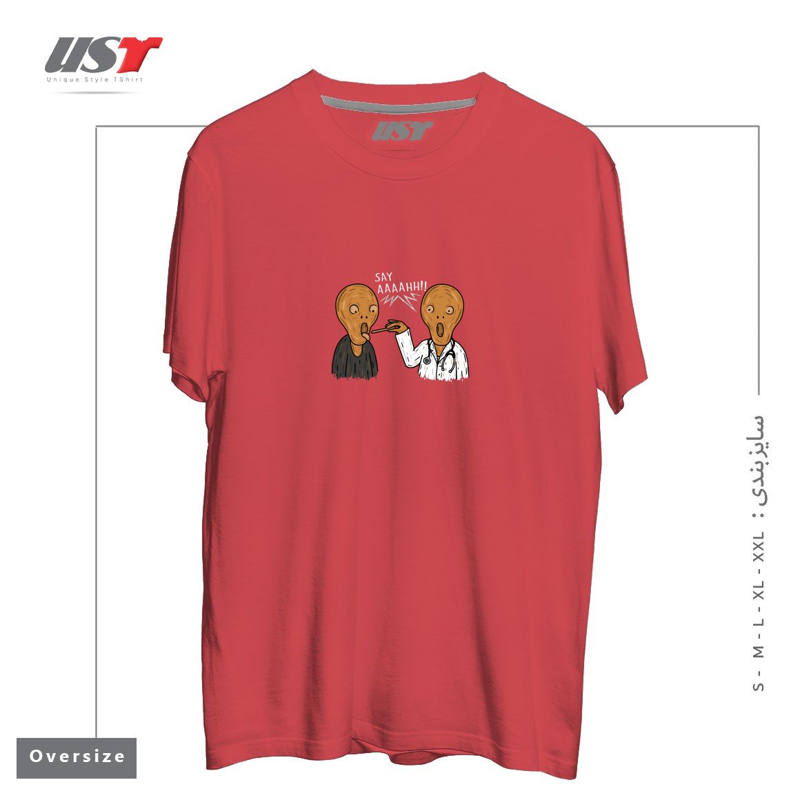 طرح DOCTOR MUNCH! تیشرت اورسایزرنگ ماتیکی