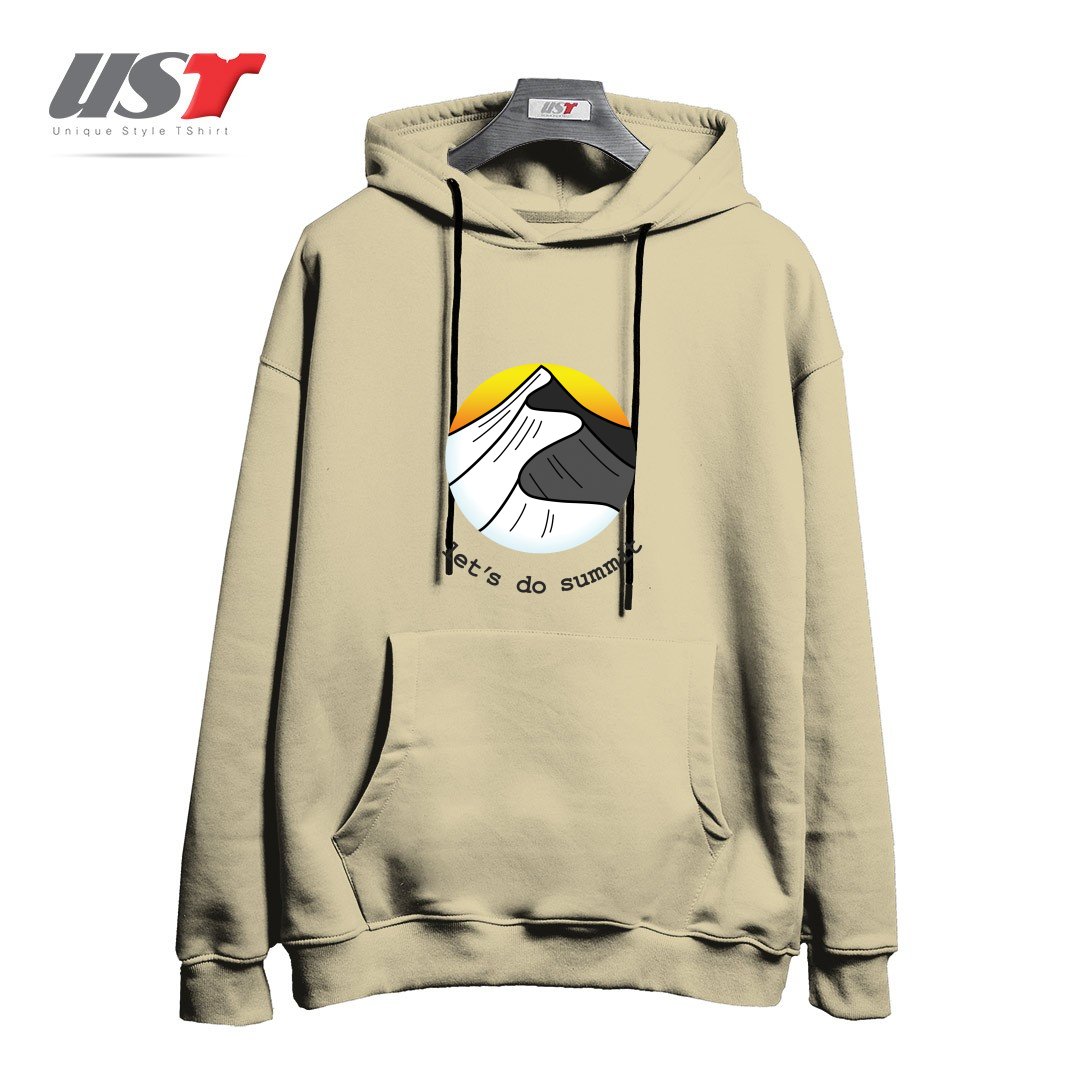 طرح LET'S DO SUMMIT (ON LIGHT) هودی اورسایزرنگ نخودی