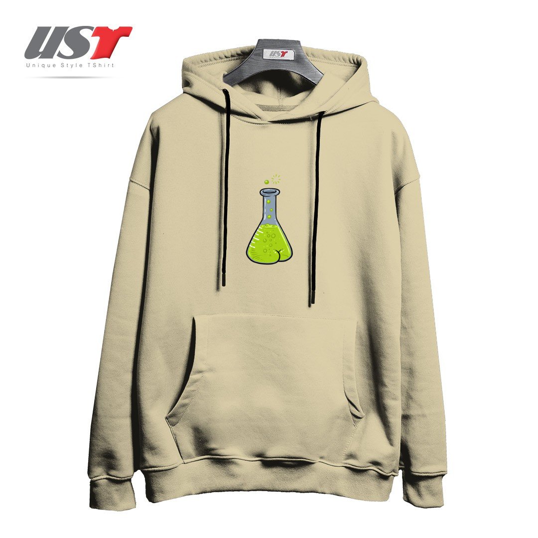 طرح FLASK BUTT هودی اورسایزرنگ نخودی