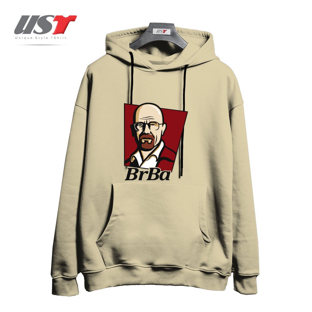 طرح WALTER WHITE BREAKING BAD هودی اورسایزرنگ نخودی