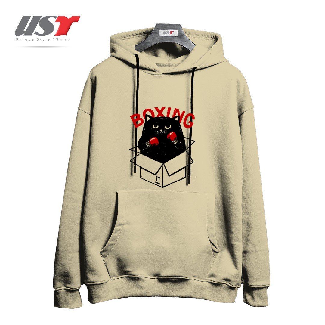 هودی اورسایز طرح BOXING1