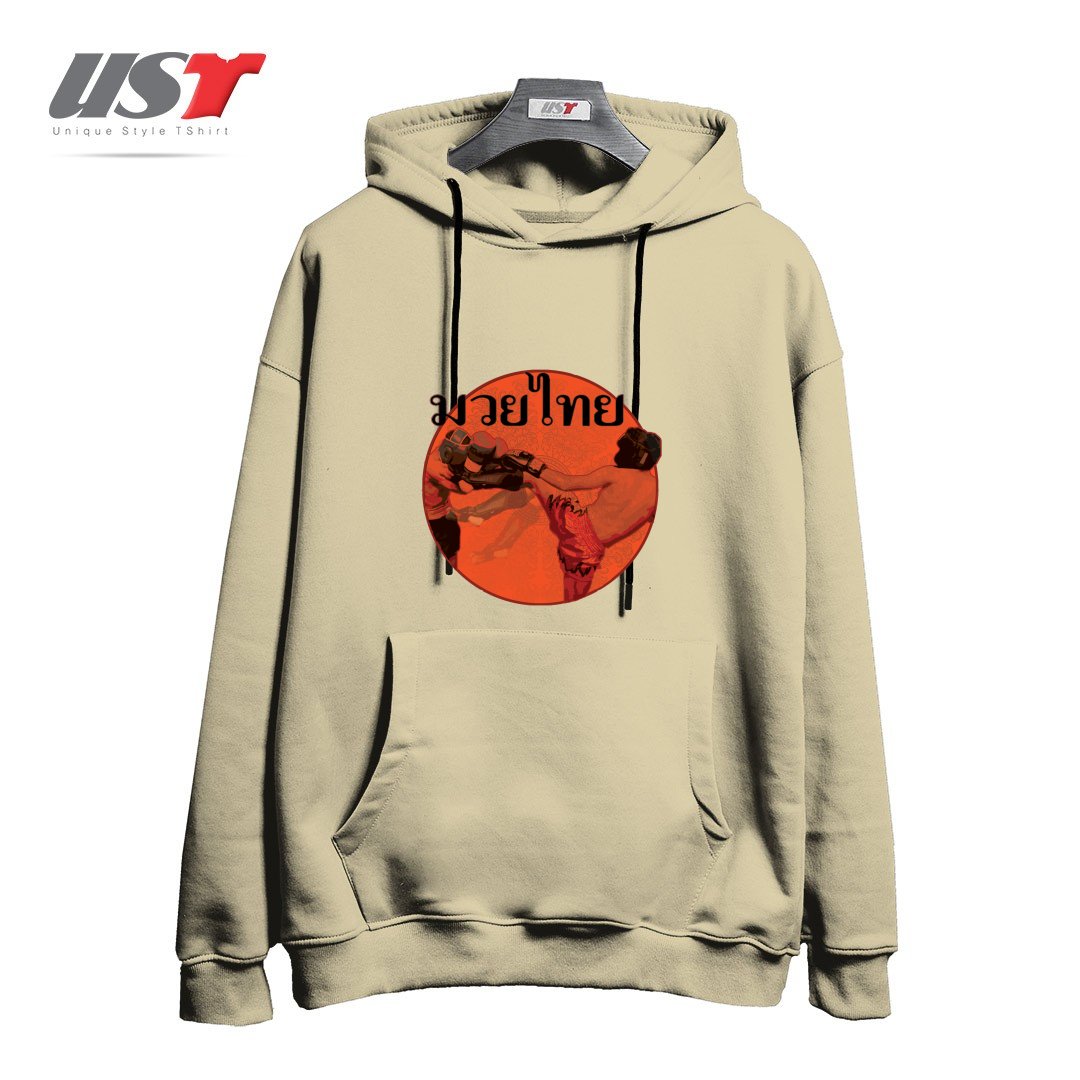 هودی اورسایز طرح THAI BOXING