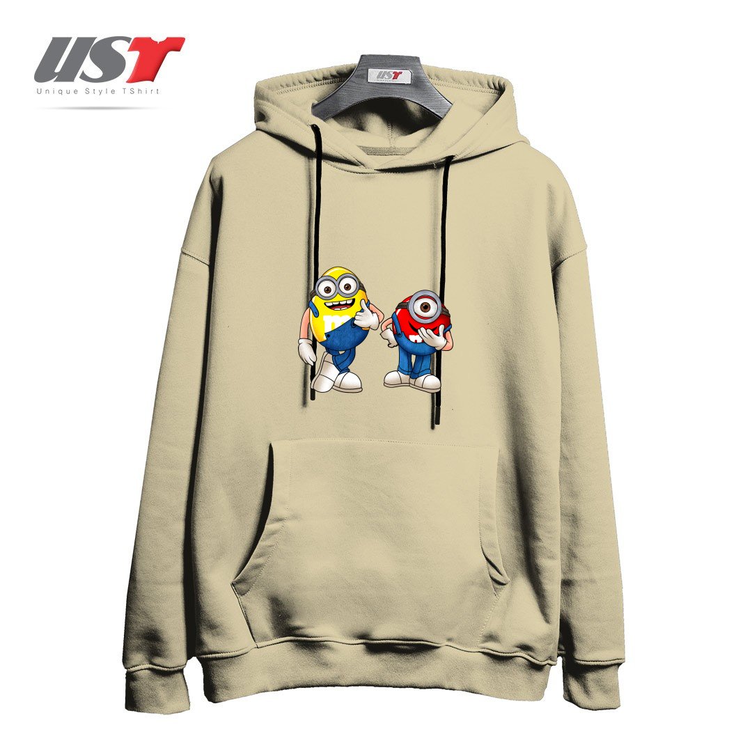 طرح MINI ON MINI هودی اورسایزرنگ نخودی