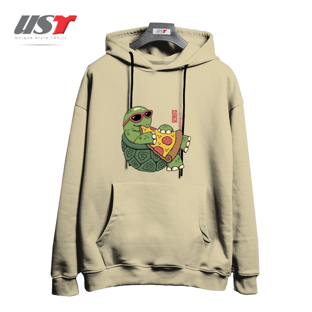 هودی اورسایز طرح PIZZA TURTLE121210