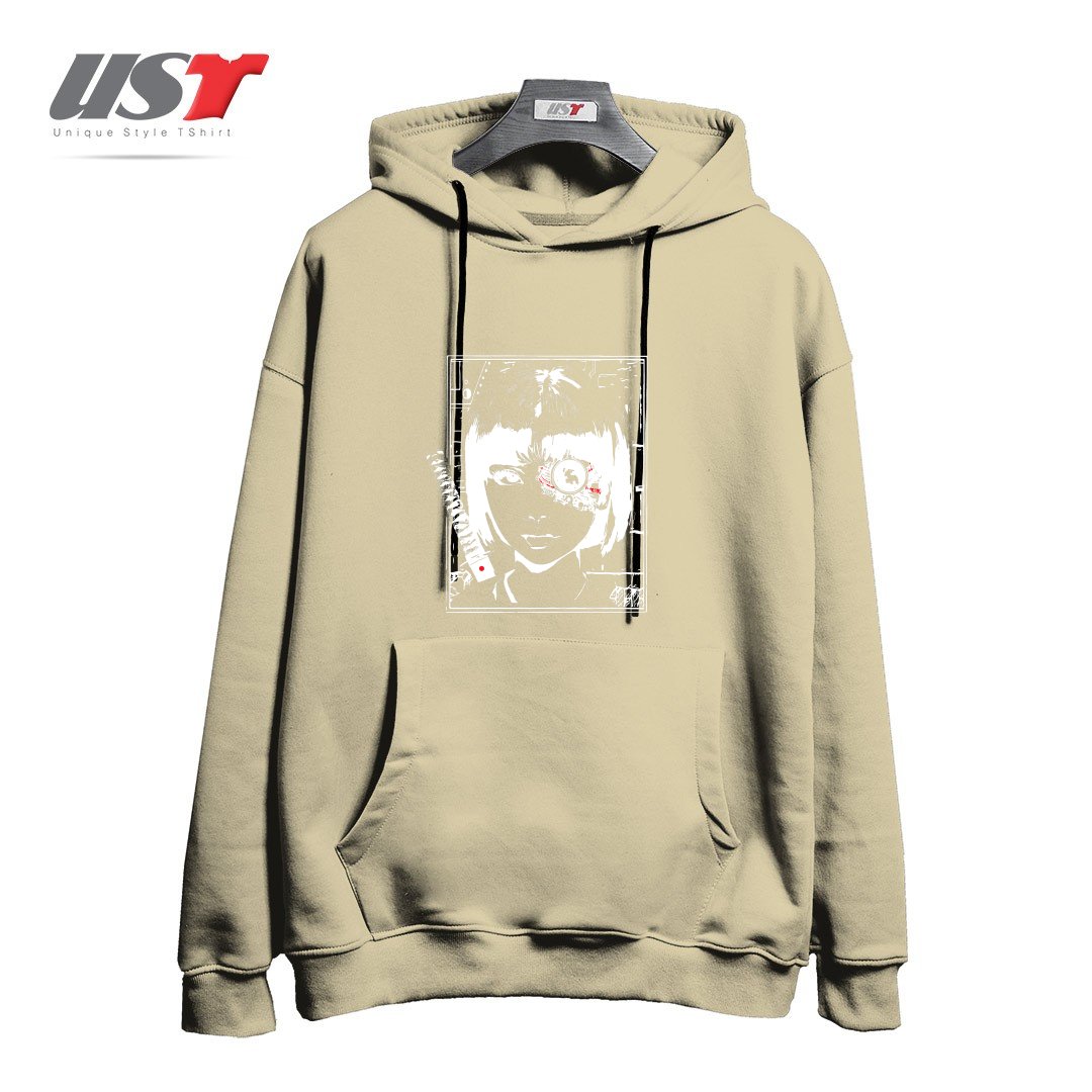 طرح Cyber samurai (Alternative) هودی اورسایزرنگ نخودی