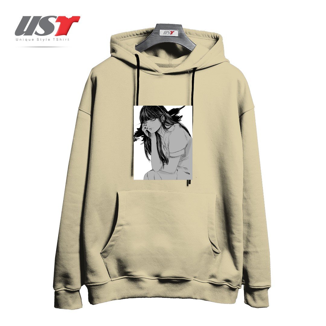 هودی اورسایز طرح Kanashimi