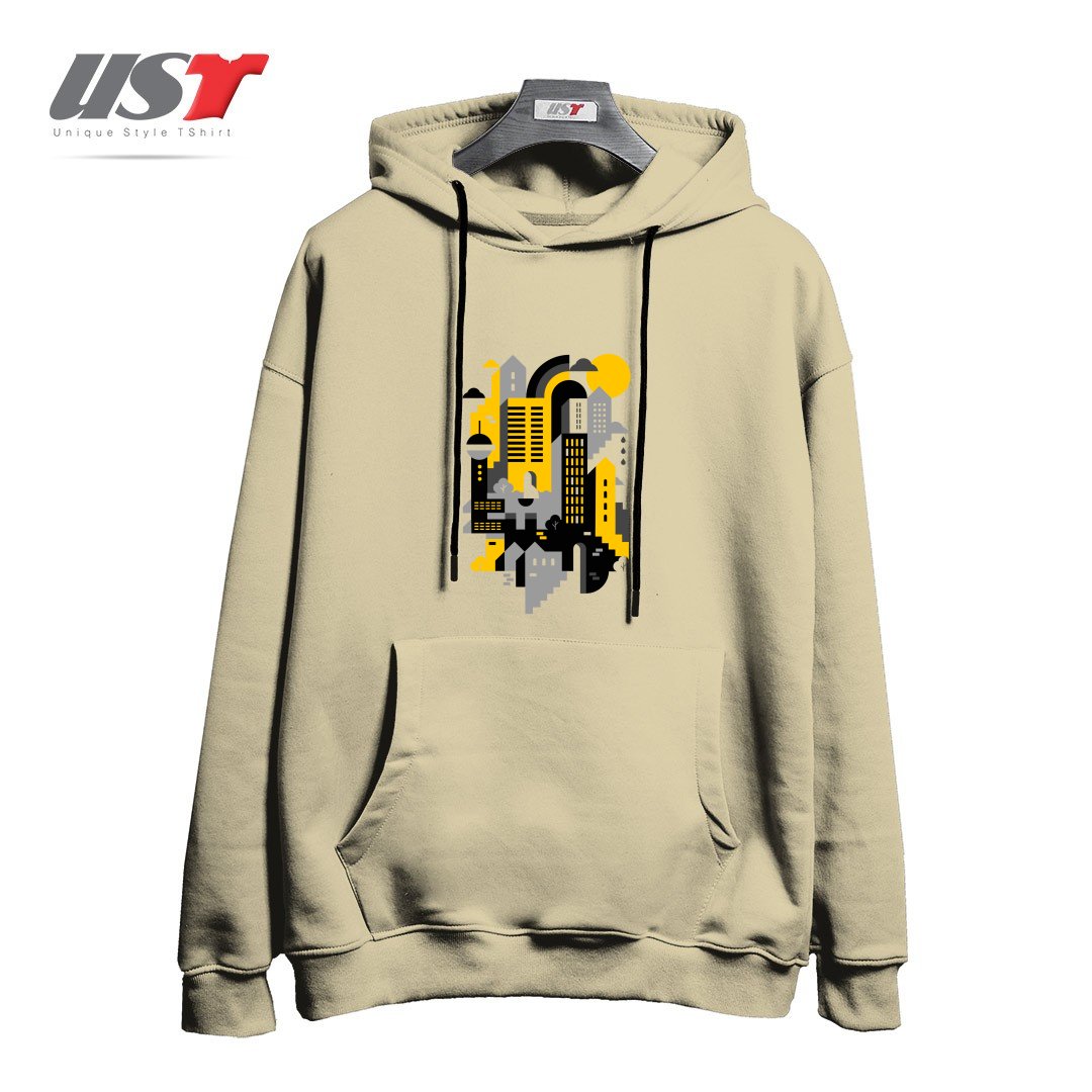 طرح CITY هودی اورسایزرنگ نخودی