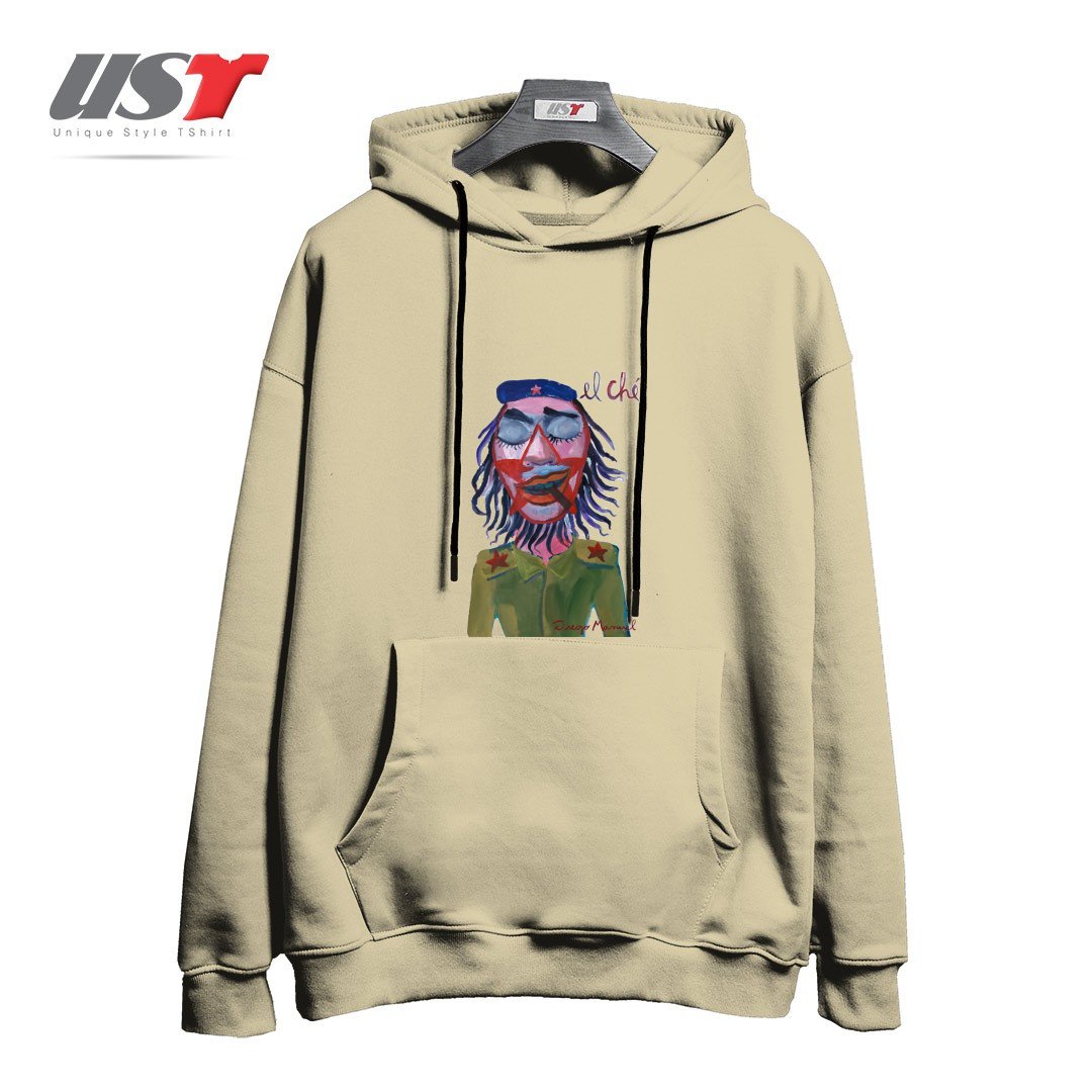 طرح CHE GUEVARA 3 هودی اورسایزرنگ نخودی