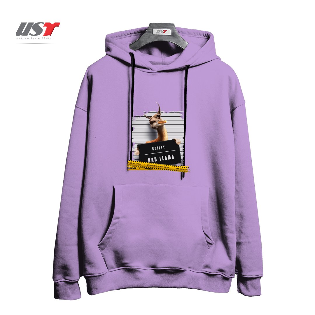 طرح THUG LLAMA هودی اورسایزرنگ یاسی