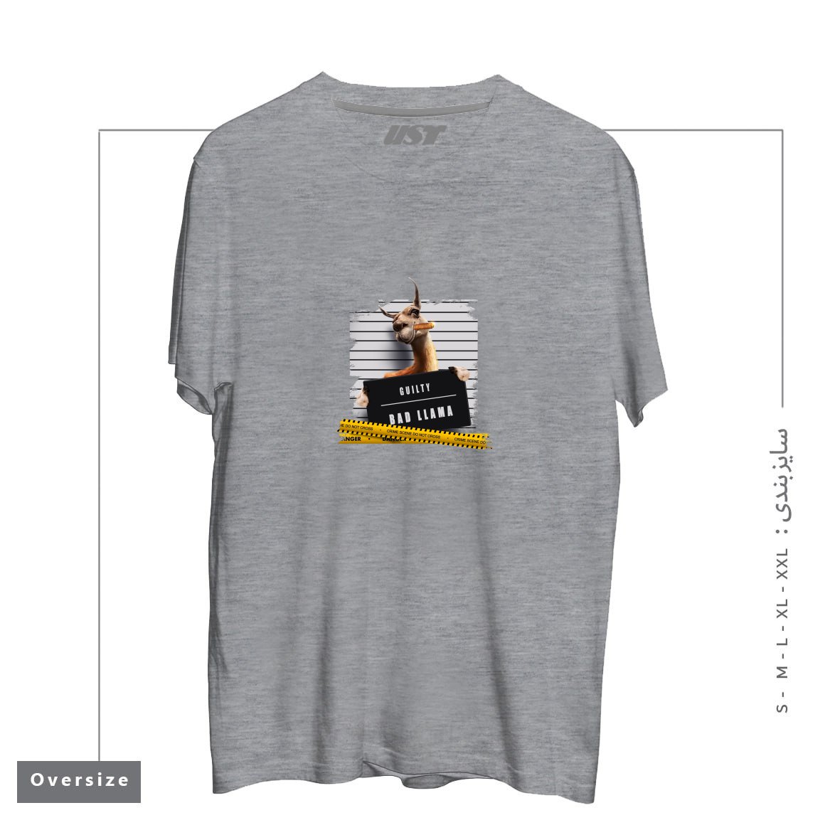 تیشرت اورسایز طرح THUG LLAMA