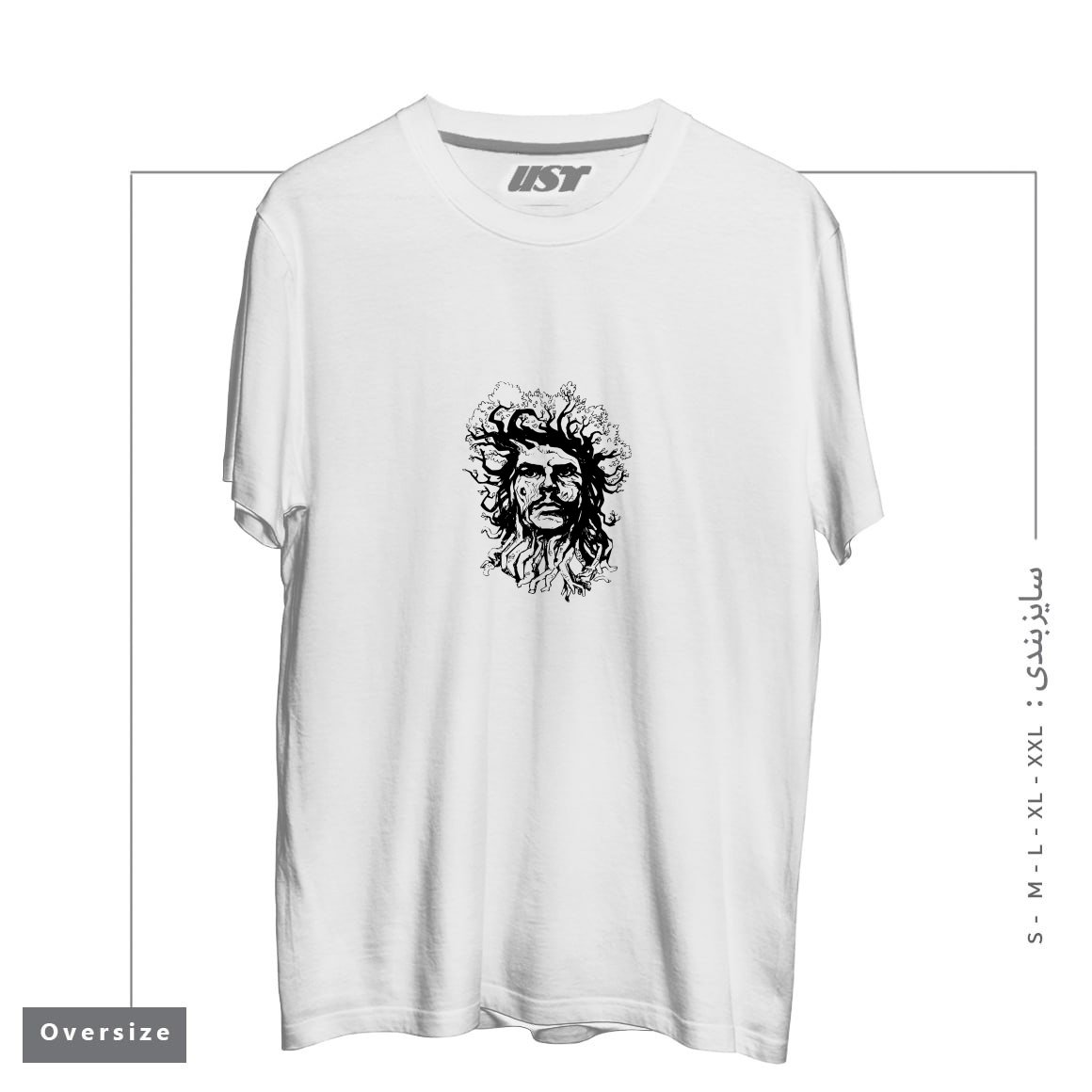 تیشرت اورسایز طرح TREESIST