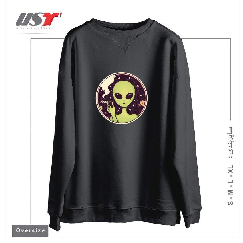 سوییشرت اورسایز طرح TRIPPING