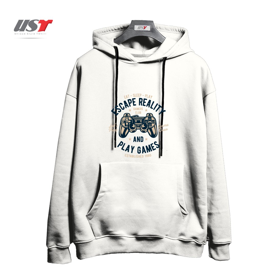 طرح CONTROLLER PS4 MELTED ZAFIR ART هودی اورسایزرنگ سفید