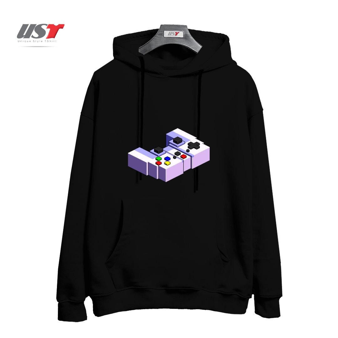 هودی اورسایز طرح GAME CONTROLLER PIXEL ART
