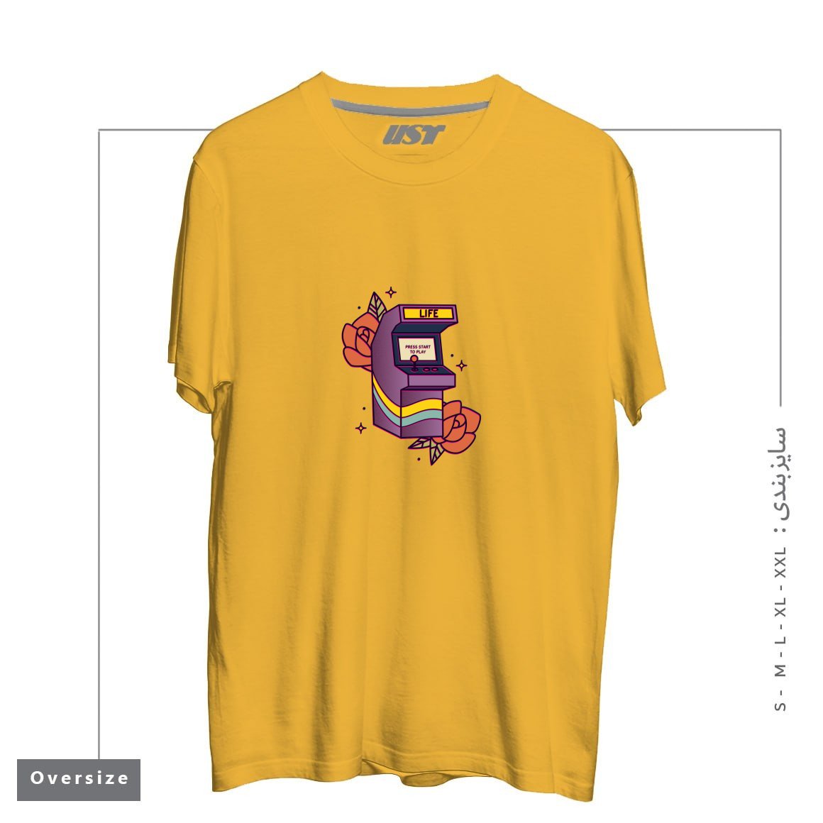 تیشرت اورسایز طرح GAME OF LIFE