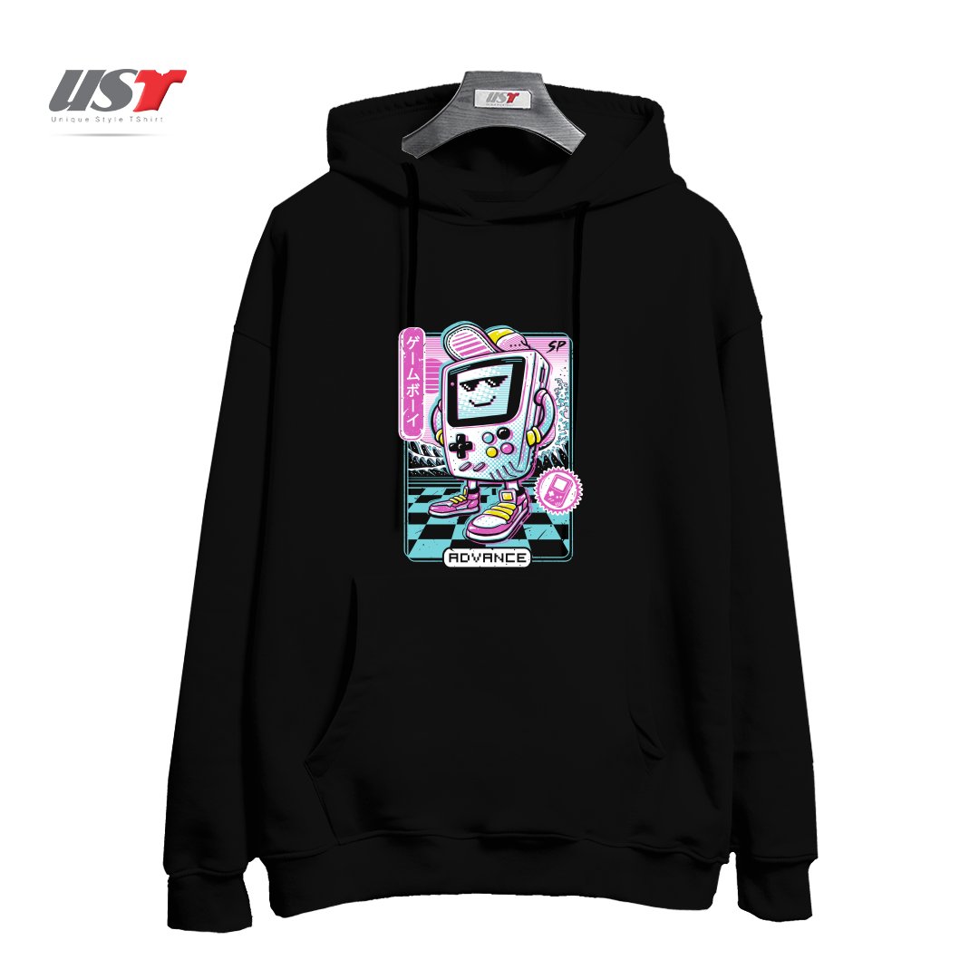 طرح GAMER BOY هودی اورسایزرنگ مشکی