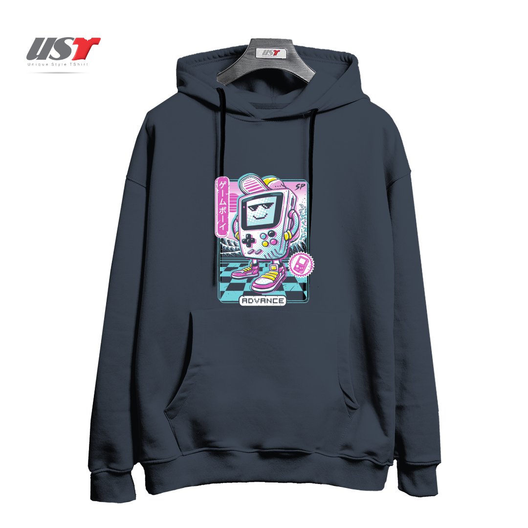 طرح GAMER BOY هودی اورسایزرنگ دودی