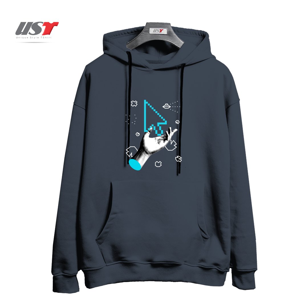 هودی اورسایز طرح THE ALMIGHTY CURSOR