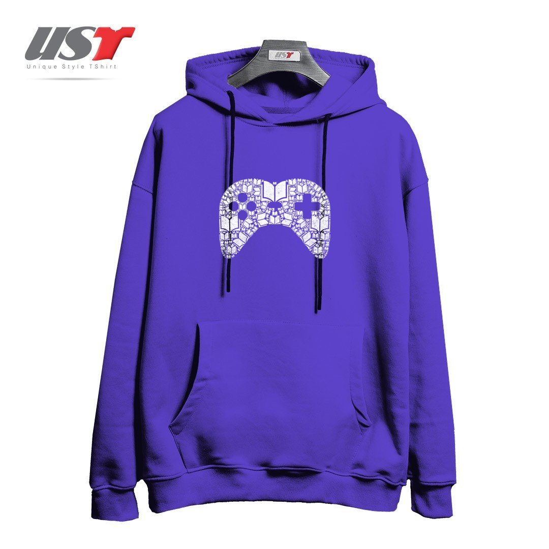 طرح TAKE CONTROL2 هودی اورسایزرنگ بنفش