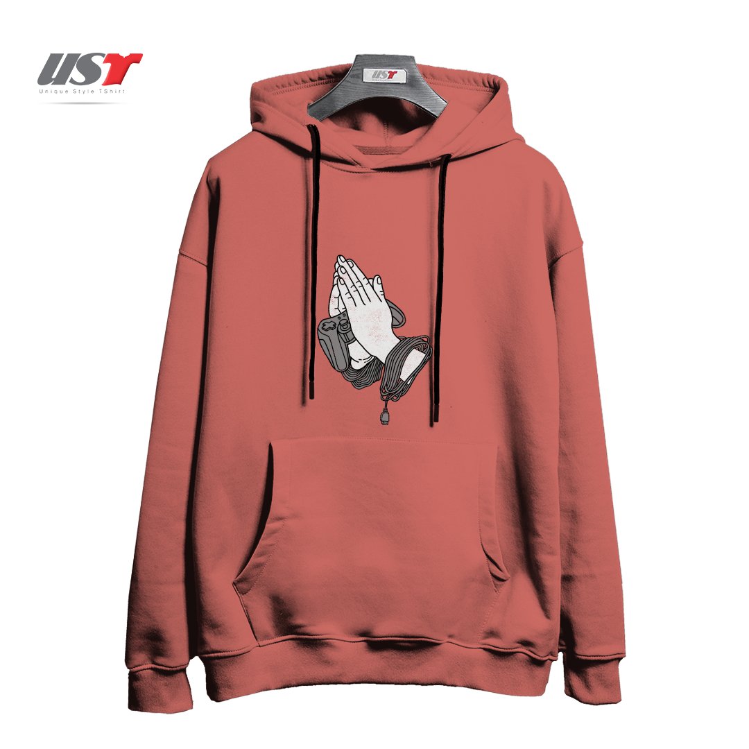 هودی اورسایز طرح PLAYING HANDS